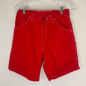 Vintage Wrangler Red Men's Shorts